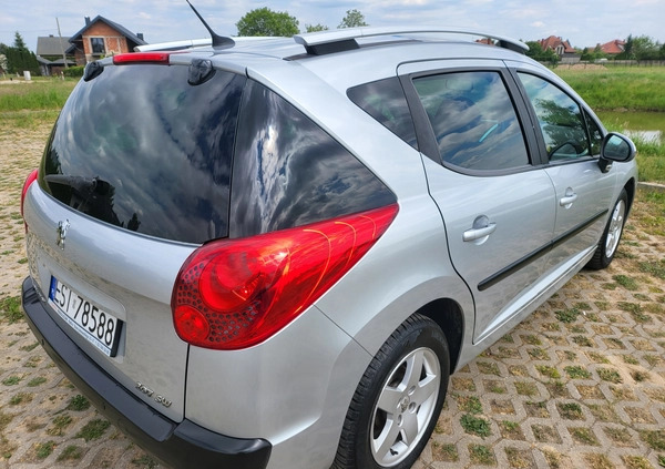 Peugeot 207 cena 12909 przebieg: 126000, rok produkcji 2009 z Sieradz małe 277